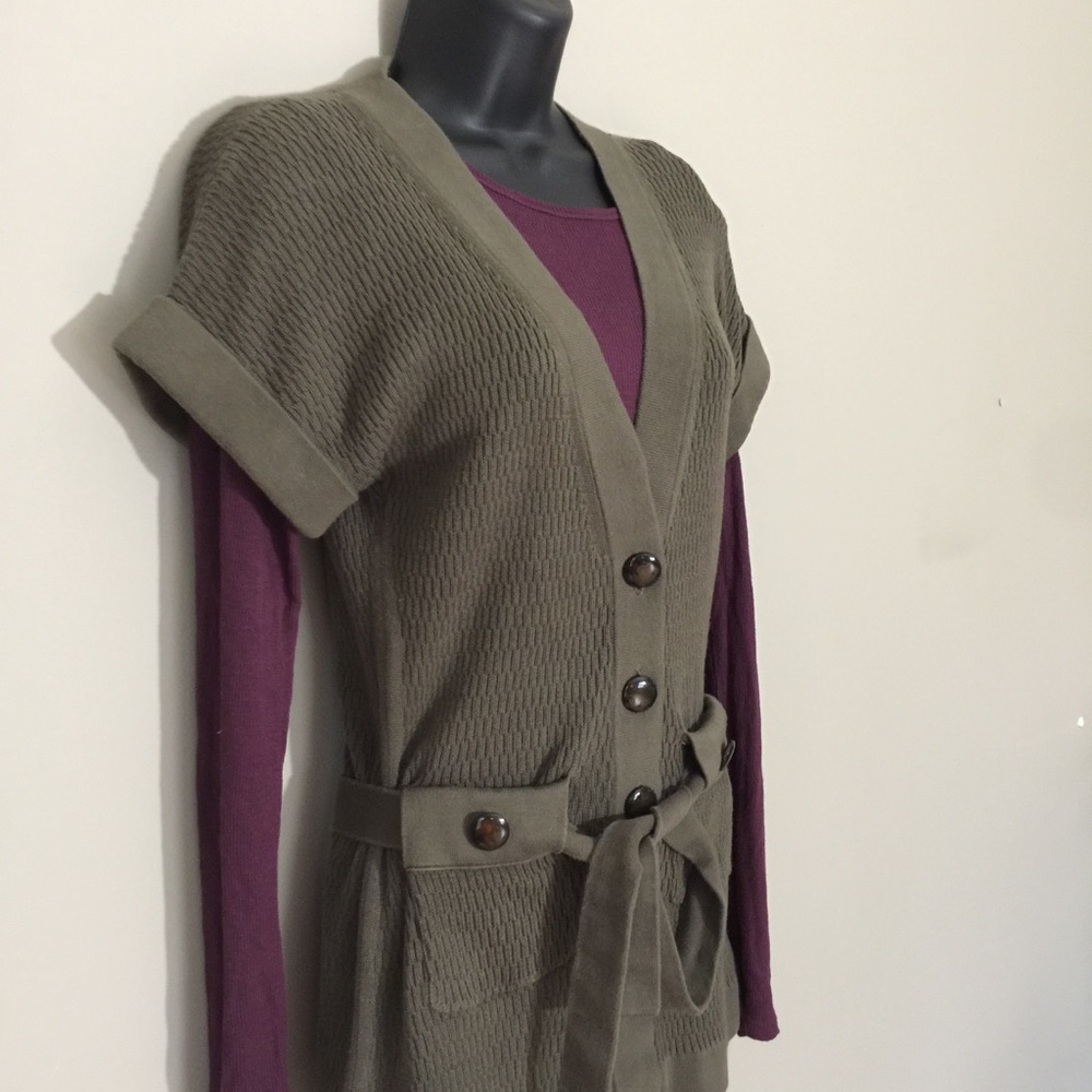 Banana Republic belted sweater